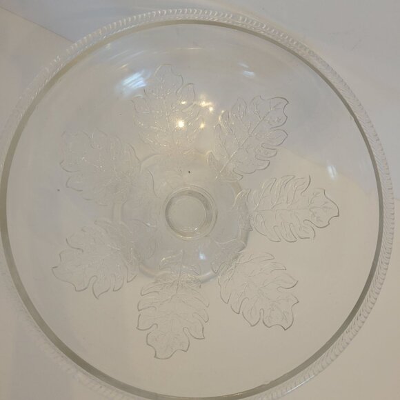Mckee Vintage Pedestal Candy Dish Acorn Lid Embossed Leaf - Picture 11 of 11